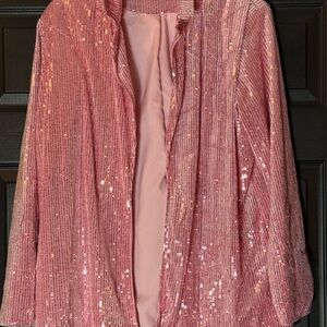 Sequin Pink Women's Jacket